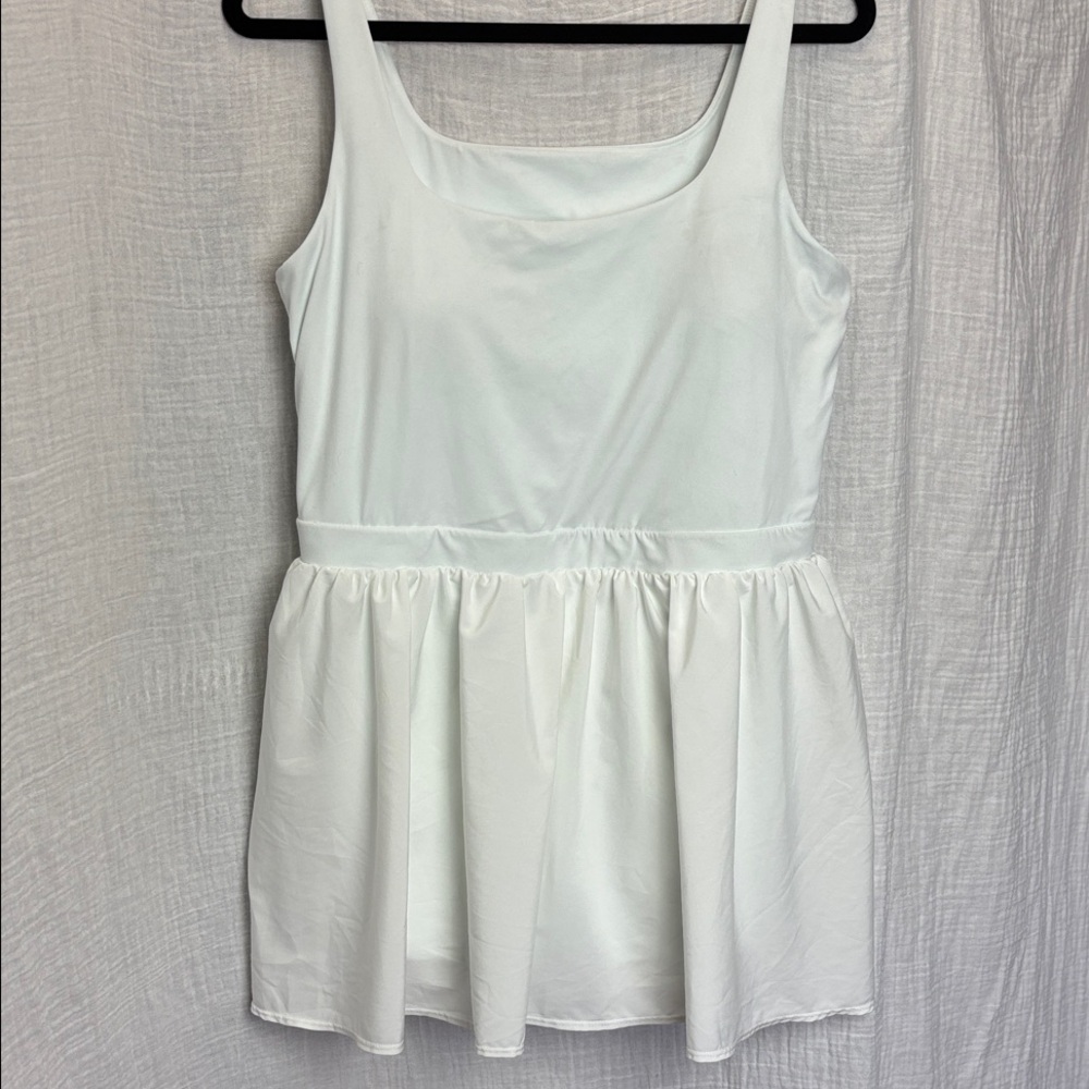 JoyLab White Sleeveless Mini Dress